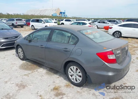 2012 Honda Civic Lx from USA, damaged, VIN 19XFB2F51CE109503